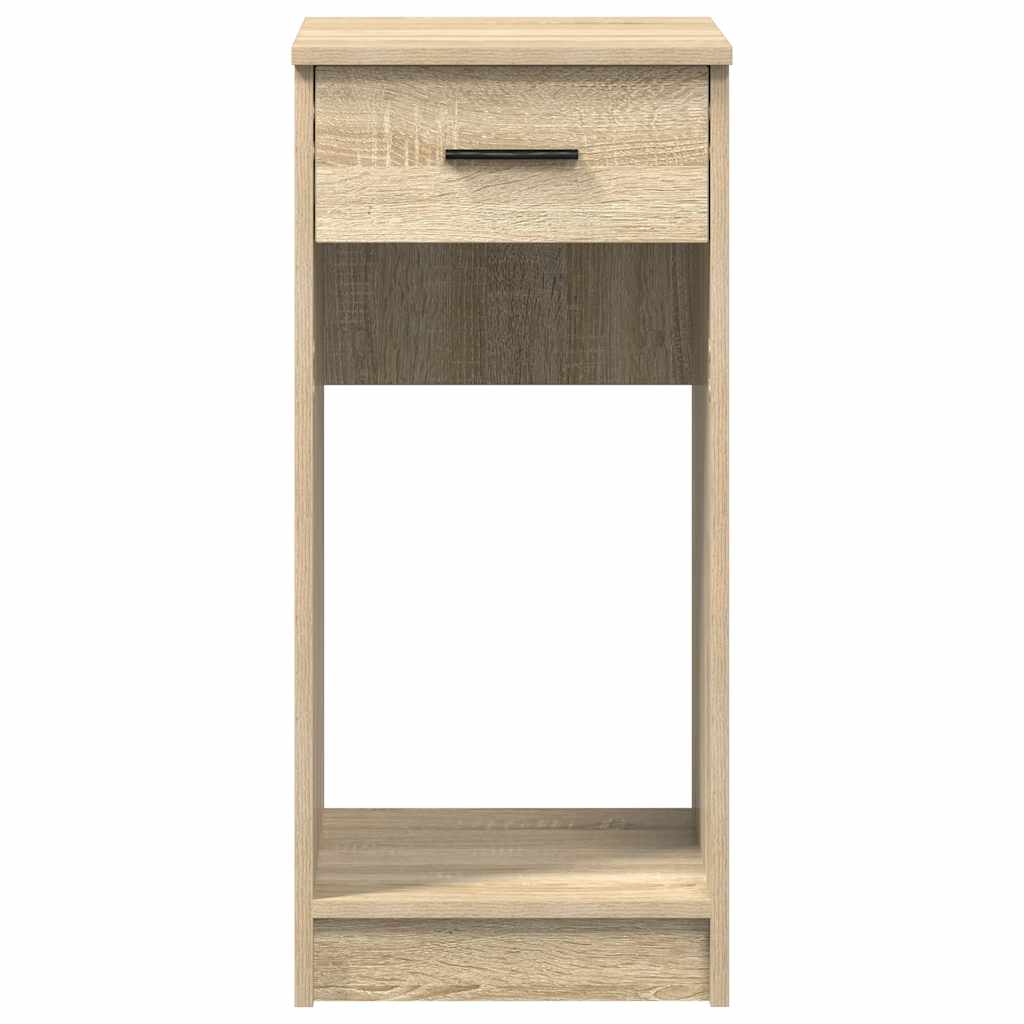 Computertorenstandaard met lade 35x45x77 cm sonoma eikenkleurig is nu te koop bij PeponiXL, paradijselijk wonen!