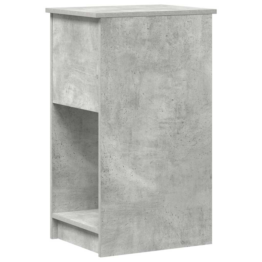 Computertorenstandaard met lade 35x45x77 cm betongrijs is nu te koop bij PeponiXL, paradijselijk wonen!