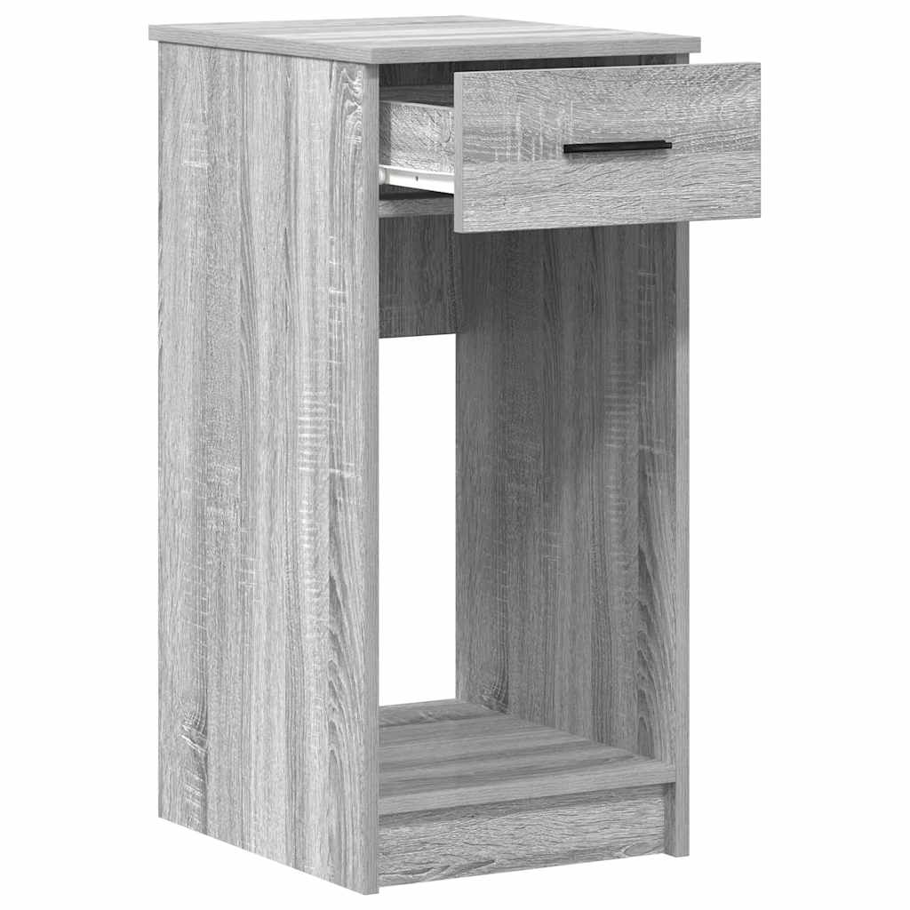 Computertorenstandaard met lade 35x45x77 cm grijs sonoma eiken is nu te koop bij PeponiXL, paradijselijk wonen!
