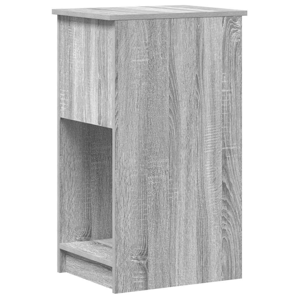 Computertorenstandaard met lade 35x45x77 cm grijs sonoma eiken is nu te koop bij PeponiXL, paradijselijk wonen!