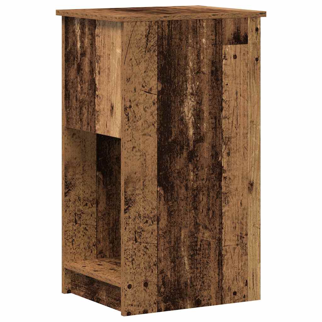 Computertorenstandaard met lade 35x45x77 cm oud houtkleurig is nu te koop bij PeponiXL, paradijselijk wonen!