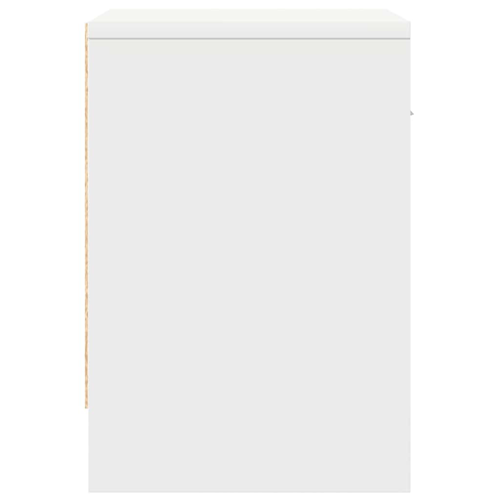 Nachtkastje met lade 39x28x41 cm wit is nu te koop bij PeponiXL, paradijselijk wonen!