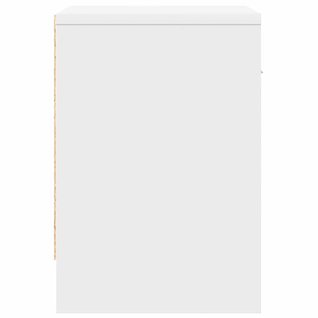 Nachtkastjes 2 st met lade 39x28x41 cm wit is nu te koop bij PeponiXL, paradijselijk wonen!