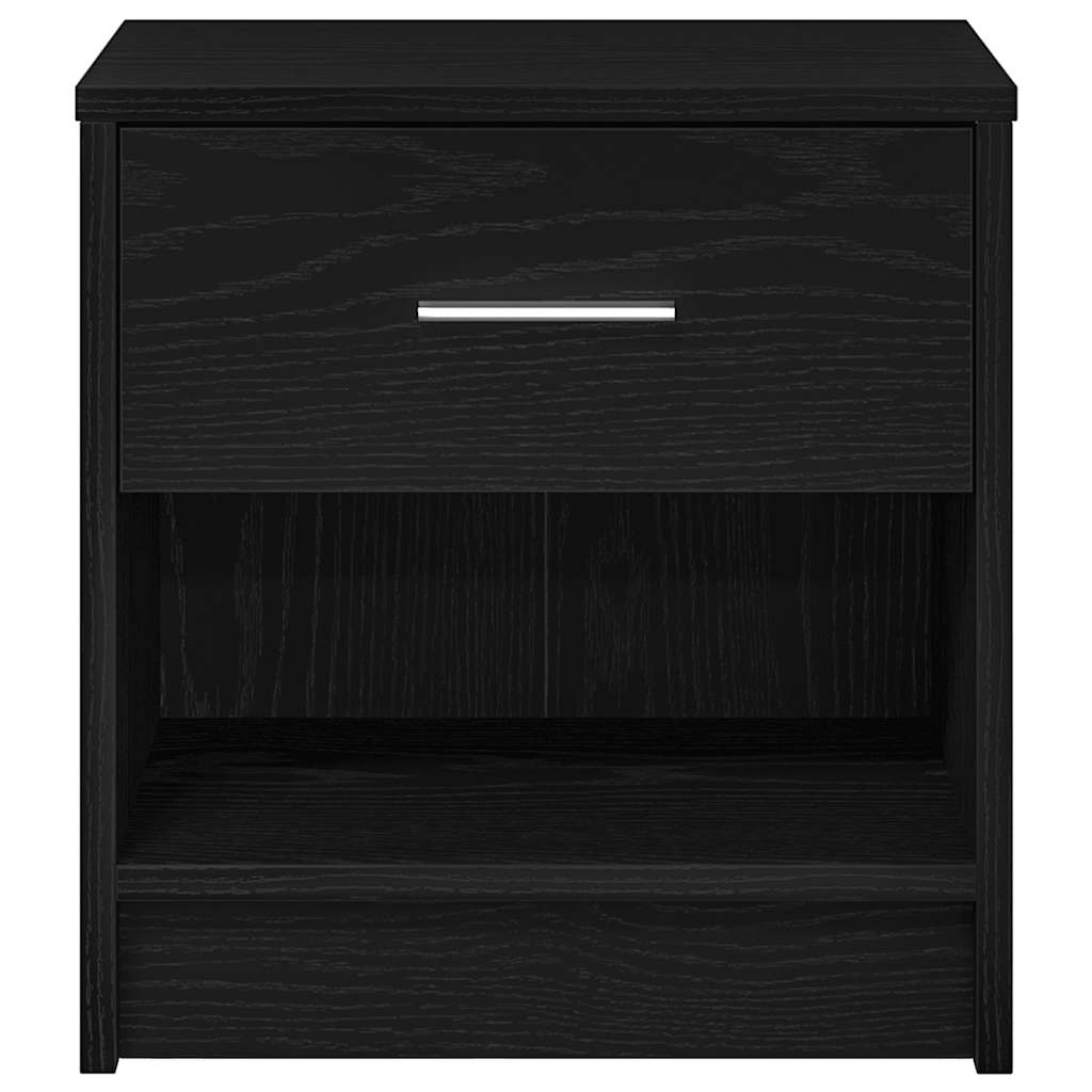 Nachtkastjes 2 st met lade 39x28x41 cm zwart is nu te koop bij PeponiXL, paradijselijk wonen!
