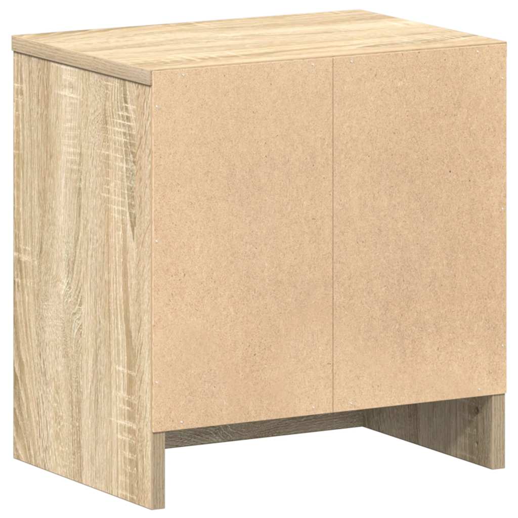 Nachtkastjes 2 st met lade 39x28x41 cm sonoma eikenkleurig is nu te koop bij PeponiXL, paradijselijk wonen!