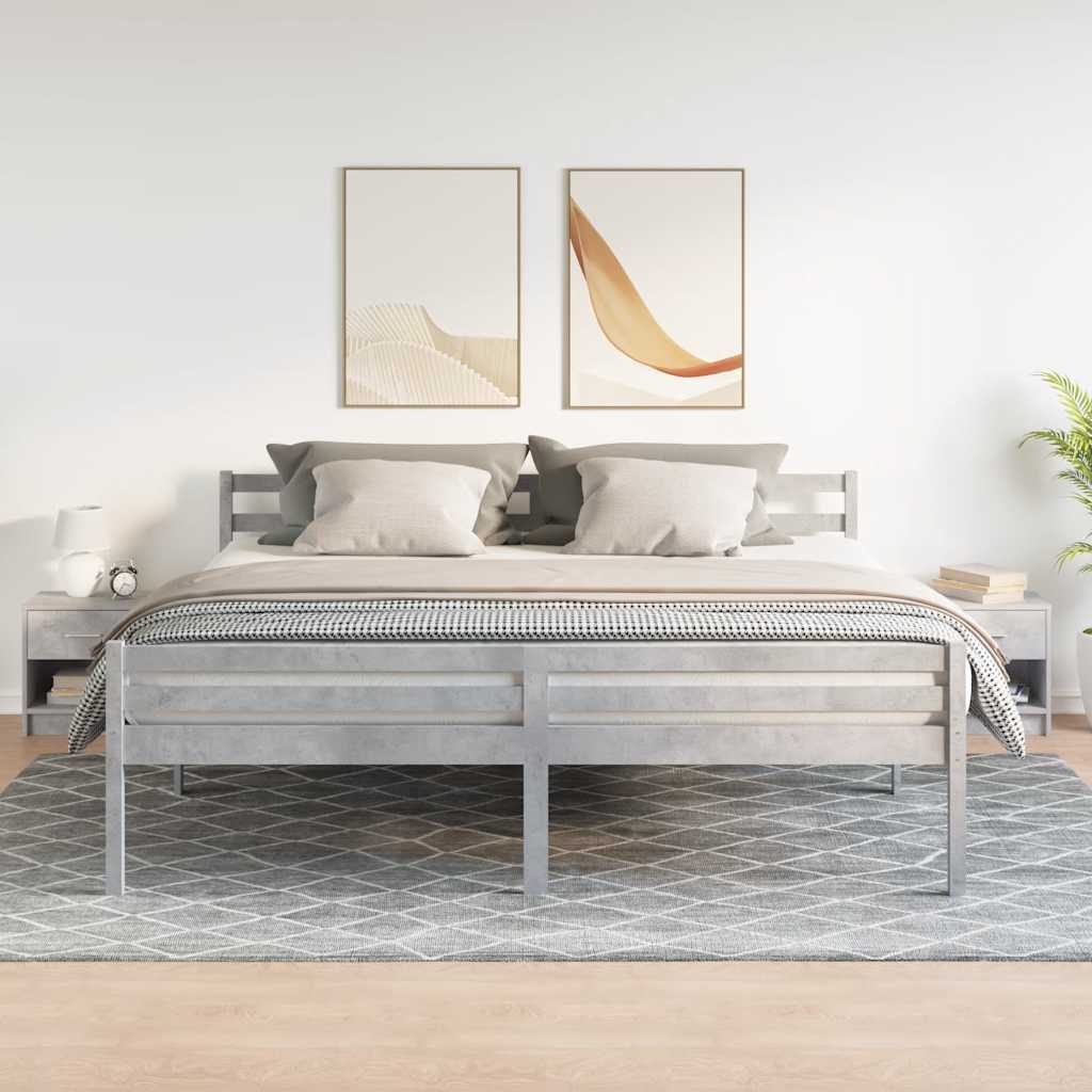 Nachtkastjes 2 st met lade 39x28x41 cm betongrijs is nu te koop bij PeponiXL, paradijselijk wonen!