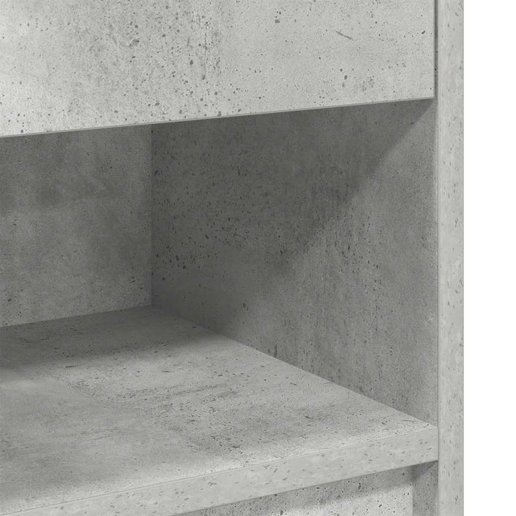 Nachtkastjes 2 st met lade 39x28x41 cm betongrijs is nu te koop bij PeponiXL, paradijselijk wonen!