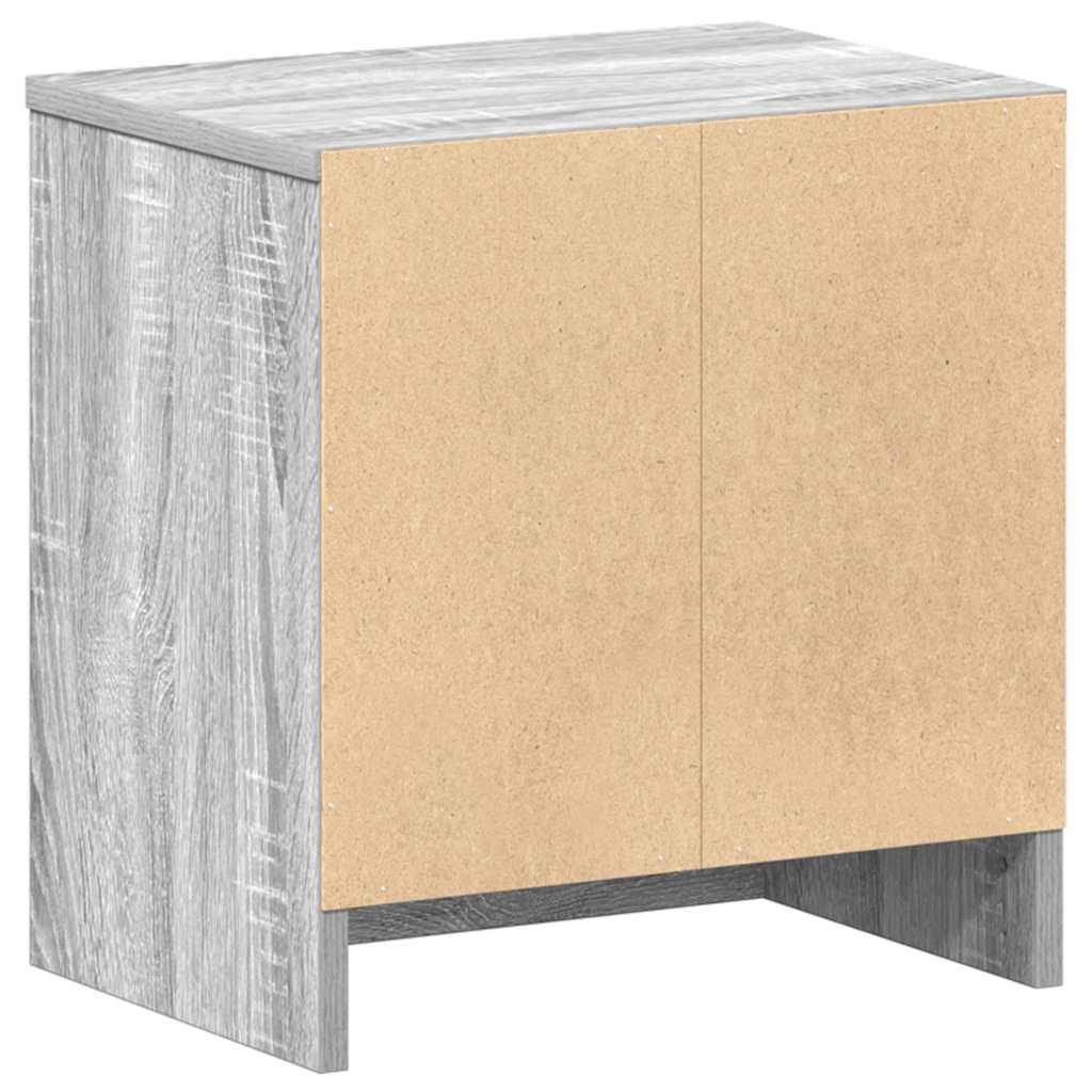 Nachtkastjes 2 st met lade 39x28x41 cm grijs sonoma eiken is nu te koop bij PeponiXL, paradijselijk wonen!