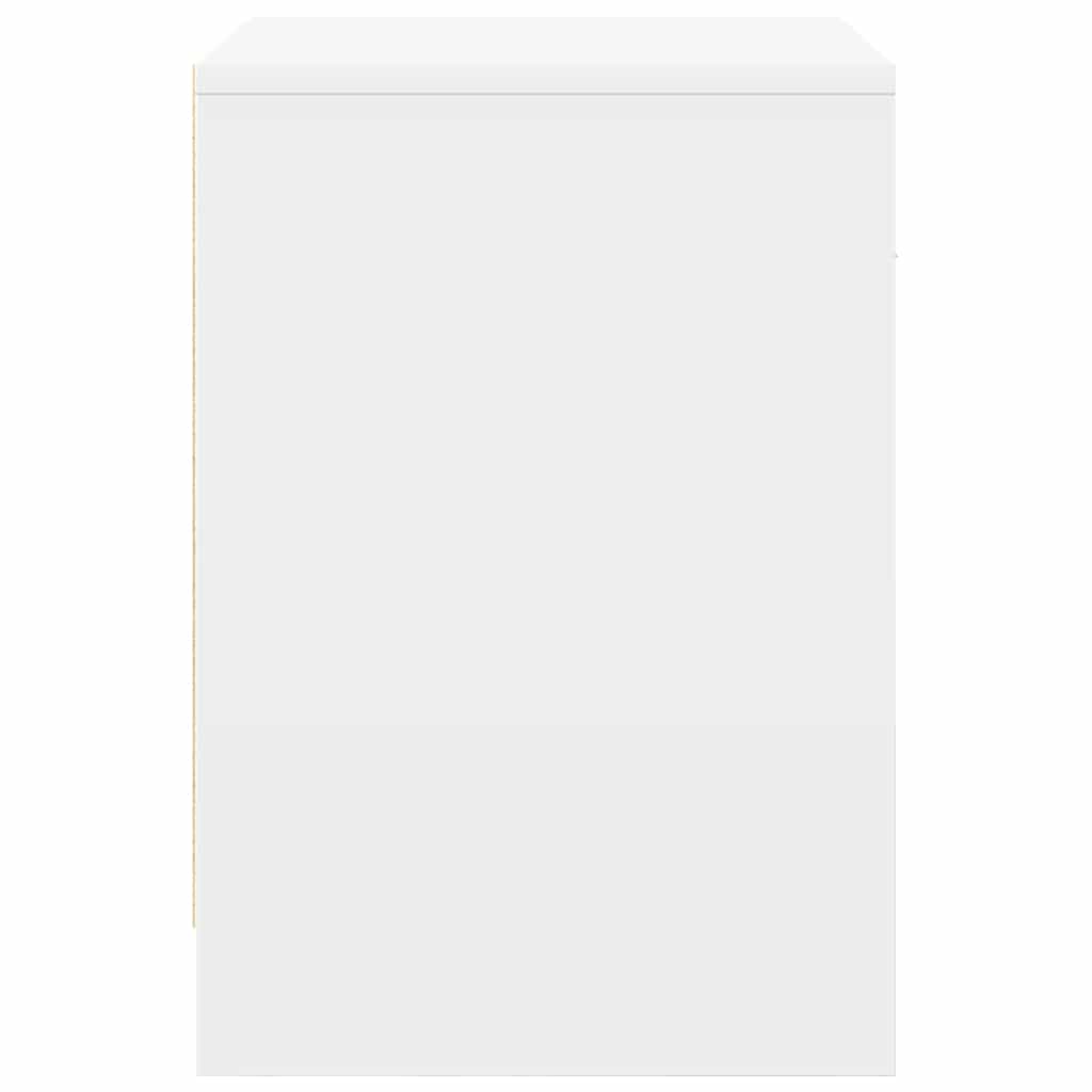 Nachtkastjes 2 st met lade 40x34x50 cm wit is nu te koop bij PeponiXL, paradijselijk wonen!