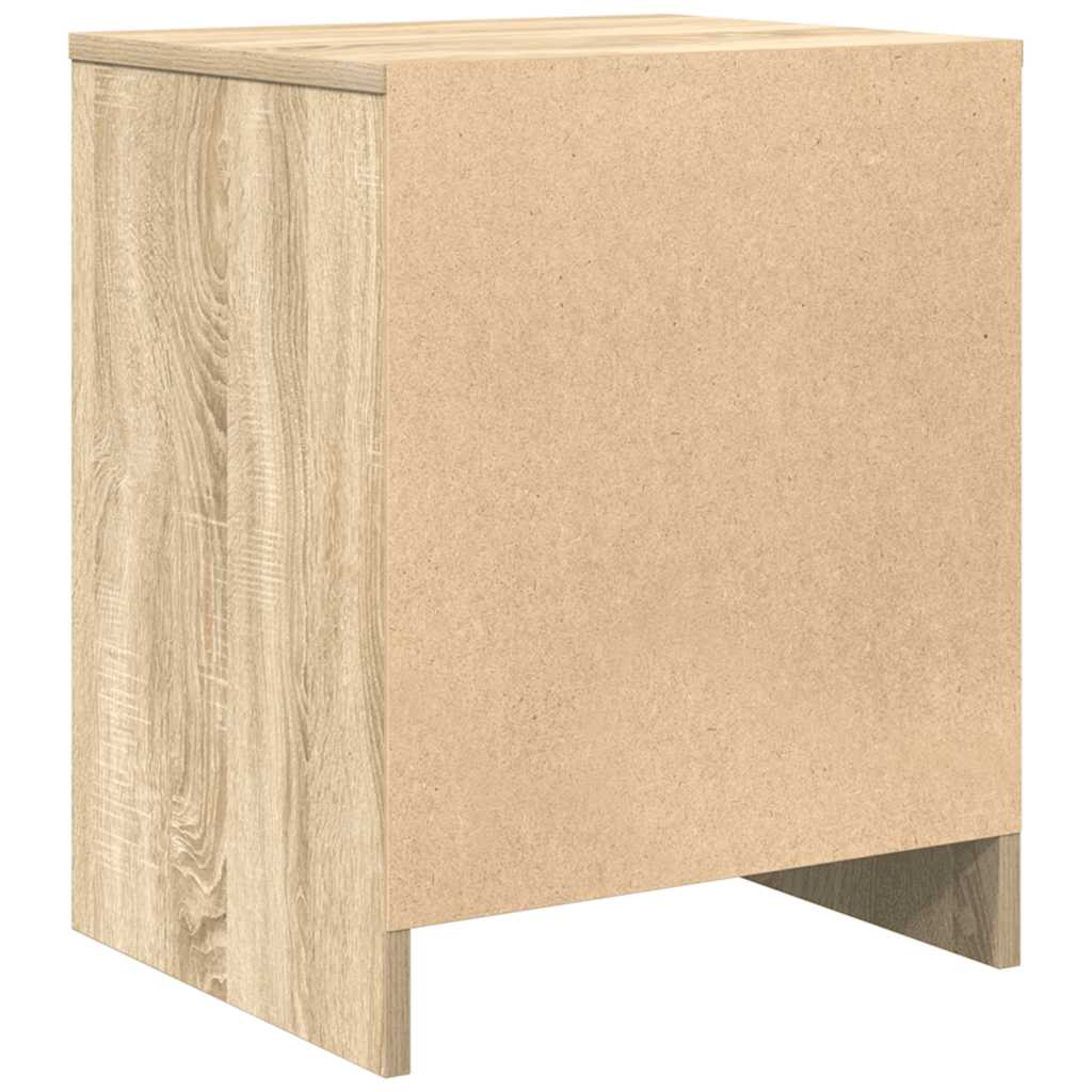 Nachtkastjes 2 st met lade 40x34x50 cm sonoma eikenkleurig is nu te koop bij PeponiXL, paradijselijk wonen!