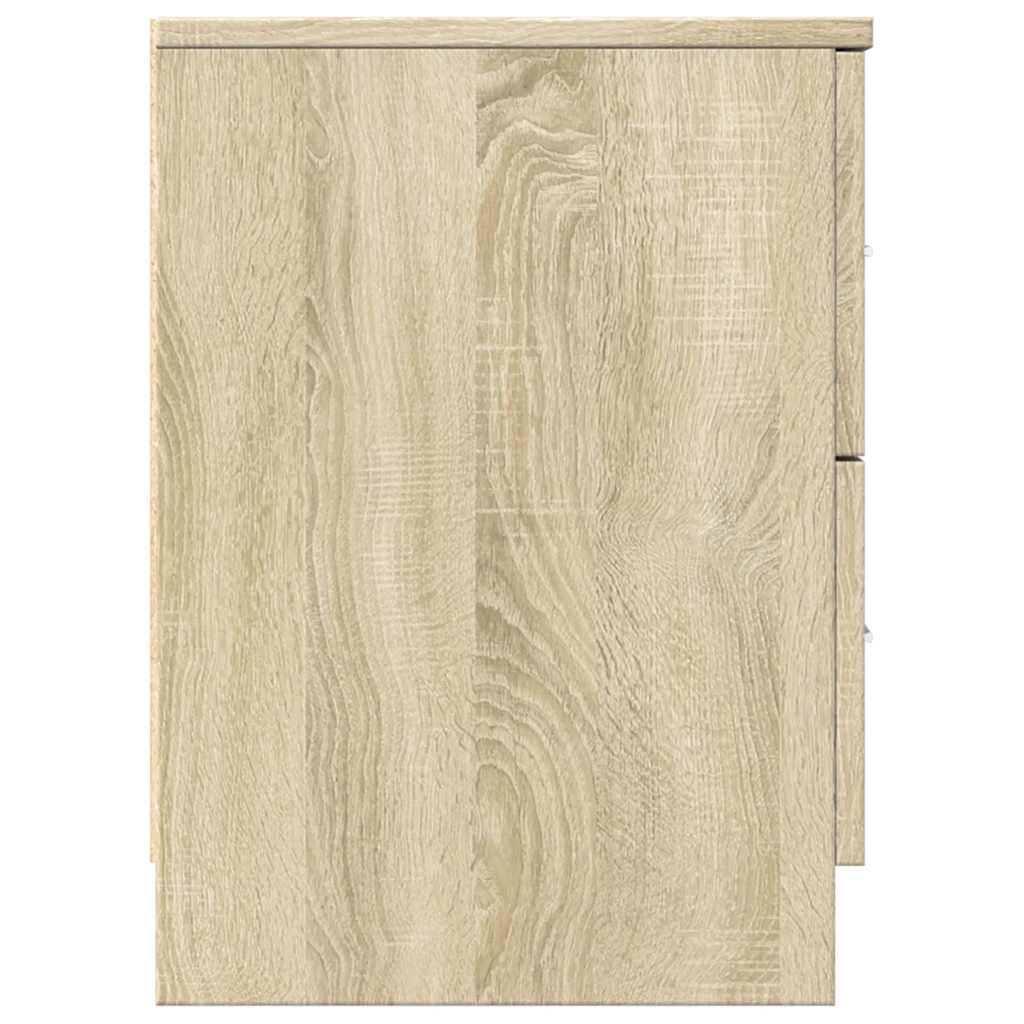 Nachtkastjes 2 st met 2 lades 40x36x50 cm sonoma eikenkleurig is nu te koop bij PeponiXL, paradijselijk wonen!