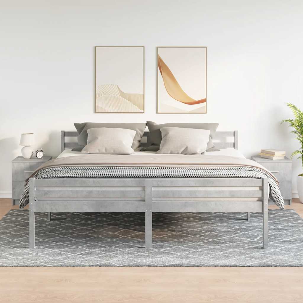 Nachtkastjes 2 st met 2 lades 40x36x50 cm betongrijs is nu te koop bij PeponiXL, paradijselijk wonen!