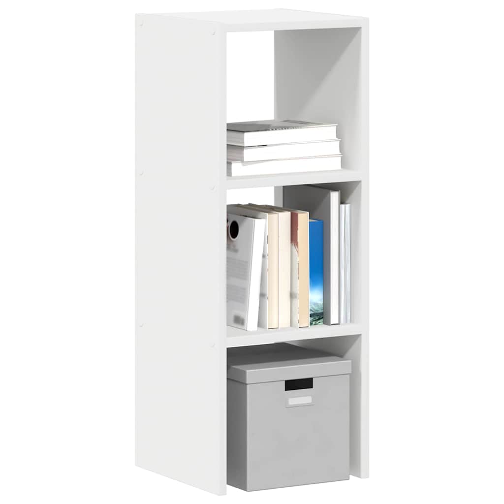 Boekenkast stapelbaar 30x30x80 cm bewerkt hout wit is nu te koop bij PeponiXL, paradijselijk wonen!