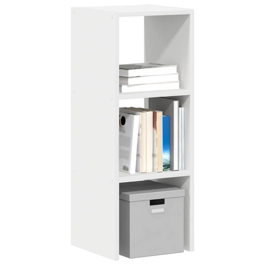 Boekenkast stapelbaar 30x30x80 cm bewerkt hout wit is nu te koop bij PeponiXL, paradijselijk wonen!