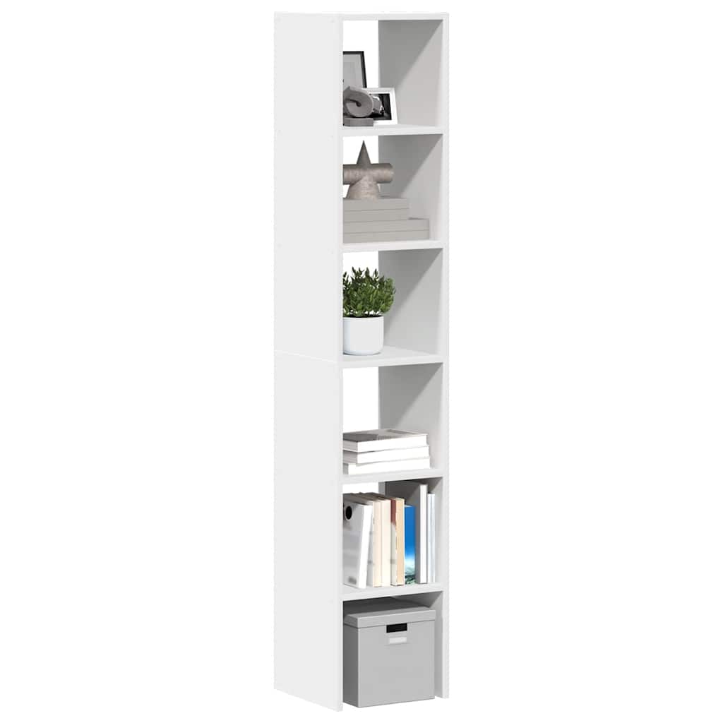Boekenkasten 2 st stapelbaar 30x30x80 cm bewerkt hout wit is nu te koop bij PeponiXL, paradijselijk wonen!