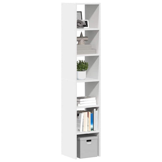 Boekenkasten 2 st stapelbaar 30x30x80 cm bewerkt hout wit is nu te koop bij PeponiXL, paradijselijk wonen!