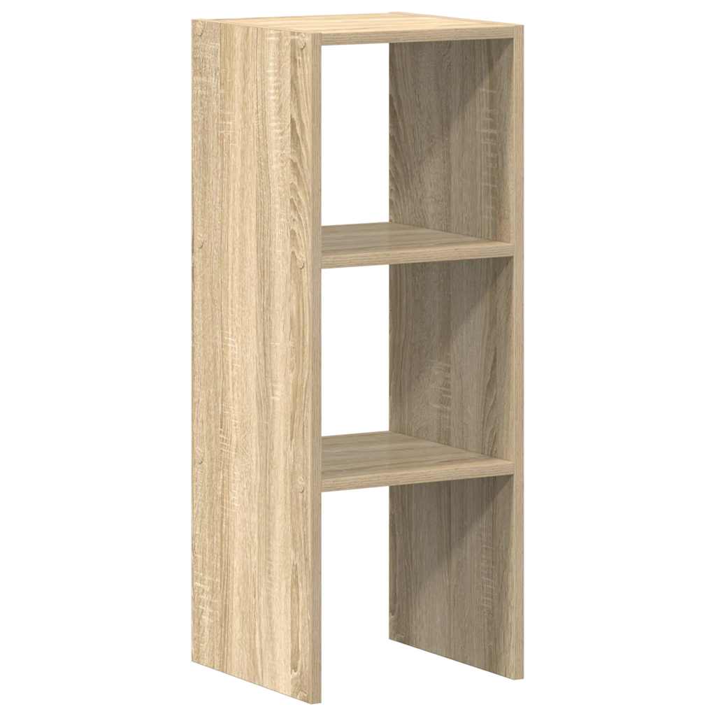 Boekenkast stapelbaar 30x30x80 cm bewerkt hout sonoma eiken is nu te koop bij PeponiXL, paradijselijk wonen!
