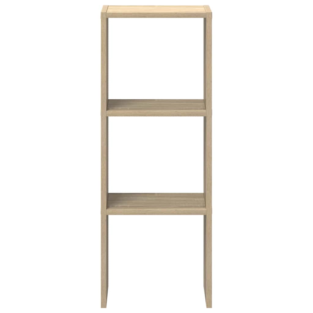 Boekenkast stapelbaar 30x30x80 cm bewerkt hout sonoma eiken is nu te koop bij PeponiXL, paradijselijk wonen!