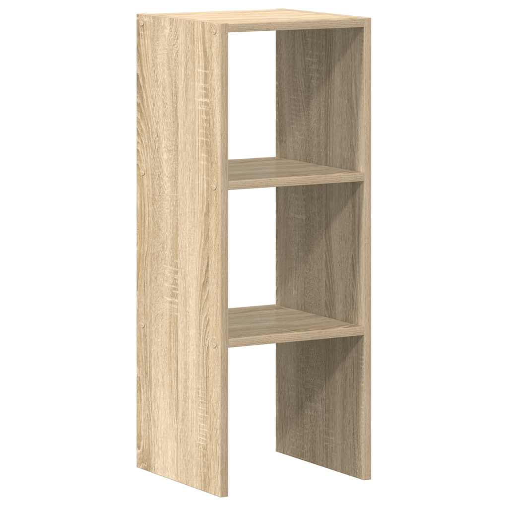 Boekenkast stapelbaar 30x30x80 cm bewerkt hout sonoma eiken is nu te koop bij PeponiXL, paradijselijk wonen!