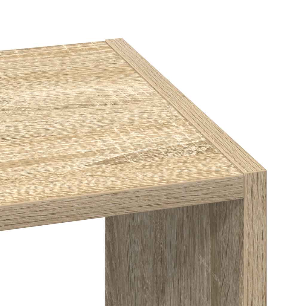 Boekenkast stapelbaar 30x30x80 cm bewerkt hout sonoma eiken is nu te koop bij PeponiXL, paradijselijk wonen!