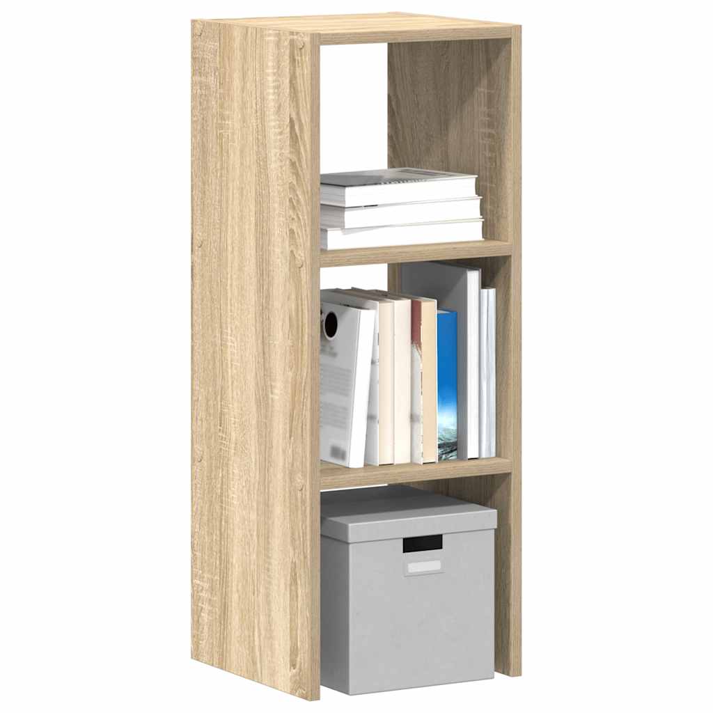 Boekenkast stapelbaar 30x30x80 cm bewerkt hout sonoma eiken is nu te koop bij PeponiXL, paradijselijk wonen!