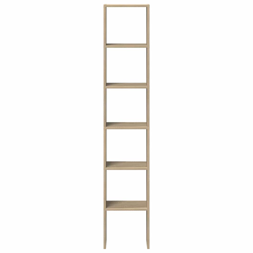 Boekenkasten 2 st 30x30x80 cm bewerkt hout sonoma eiken is nu te koop bij PeponiXL, paradijselijk wonen!