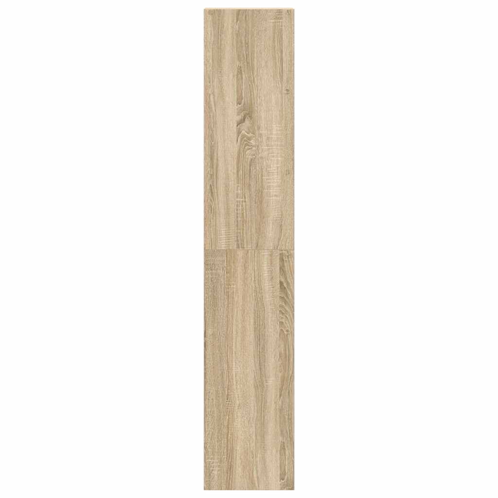 Boekenkasten 2 st 30x30x80 cm bewerkt hout sonoma eiken is nu te koop bij PeponiXL, paradijselijk wonen!