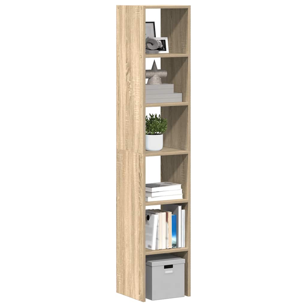 Boekenkasten 2 st 30x30x80 cm bewerkt hout sonoma eiken is nu te koop bij PeponiXL, paradijselijk wonen!