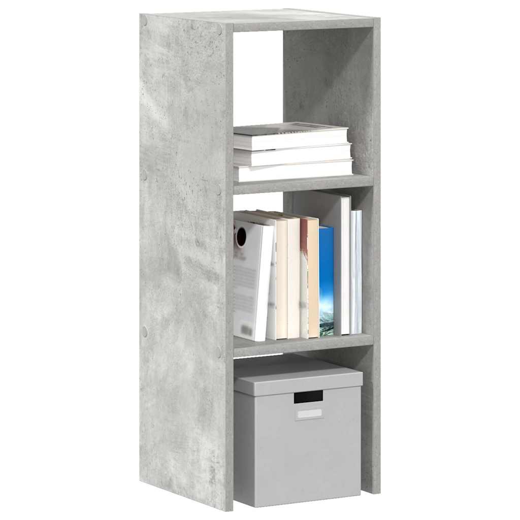 Boekenkast stapelbaar 30x30x80 cm bewerkt hout betongrijs is nu te koop bij PeponiXL, paradijselijk wonen!