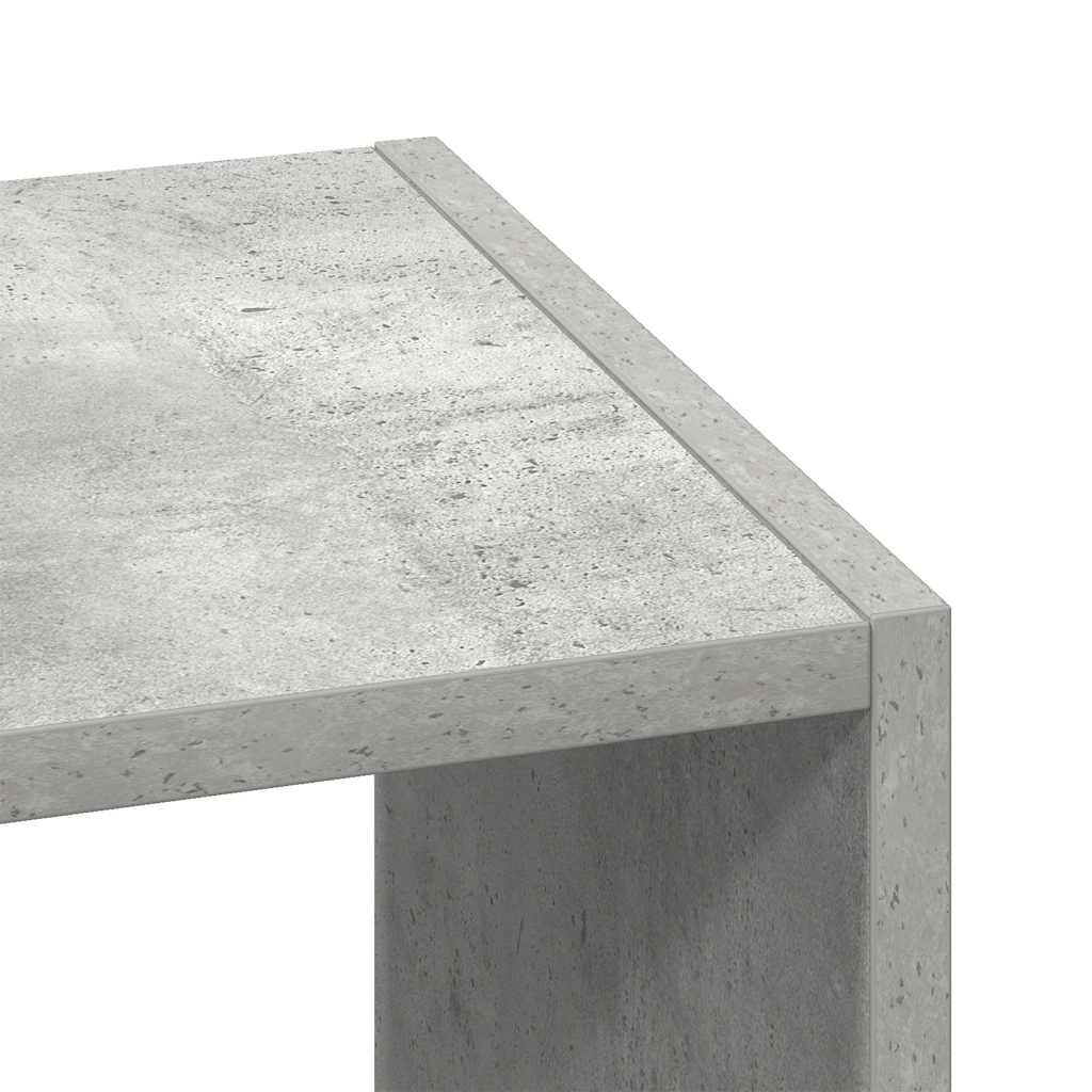 Boekenkasten 2 st stapelbaar 30x30x80cm bewerkt hout betongrijs is nu te koop bij PeponiXL, paradijselijk wonen!