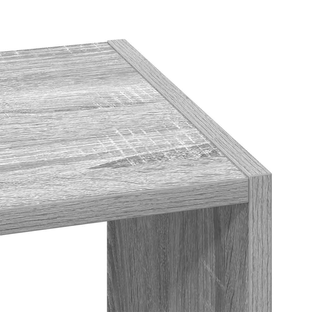 Boekenkast stapelbaar 30x30x80 cm bewerkt hout grijs sonoma is nu te koop bij PeponiXL, paradijselijk wonen!