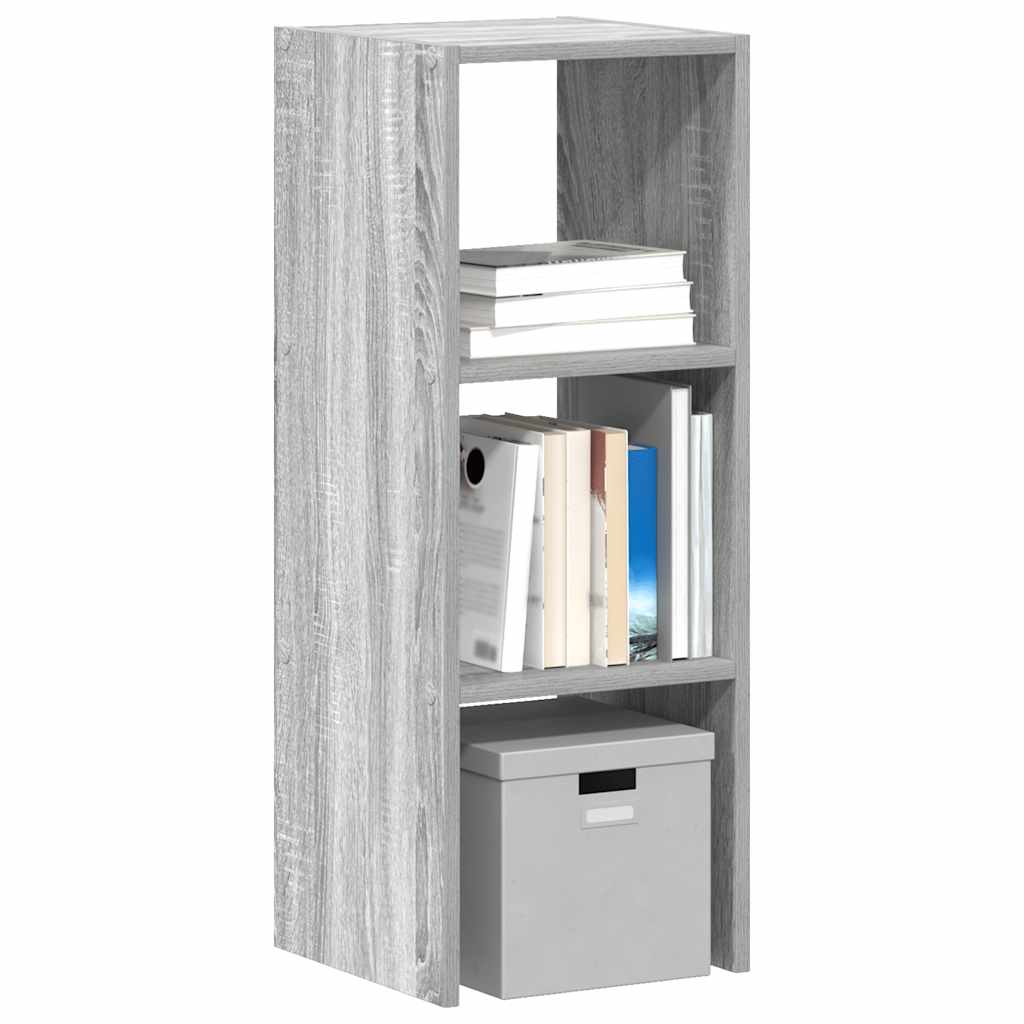 Boekenkast stapelbaar 30x30x80 cm bewerkt hout grijs sonoma is nu te koop bij PeponiXL, paradijselijk wonen!