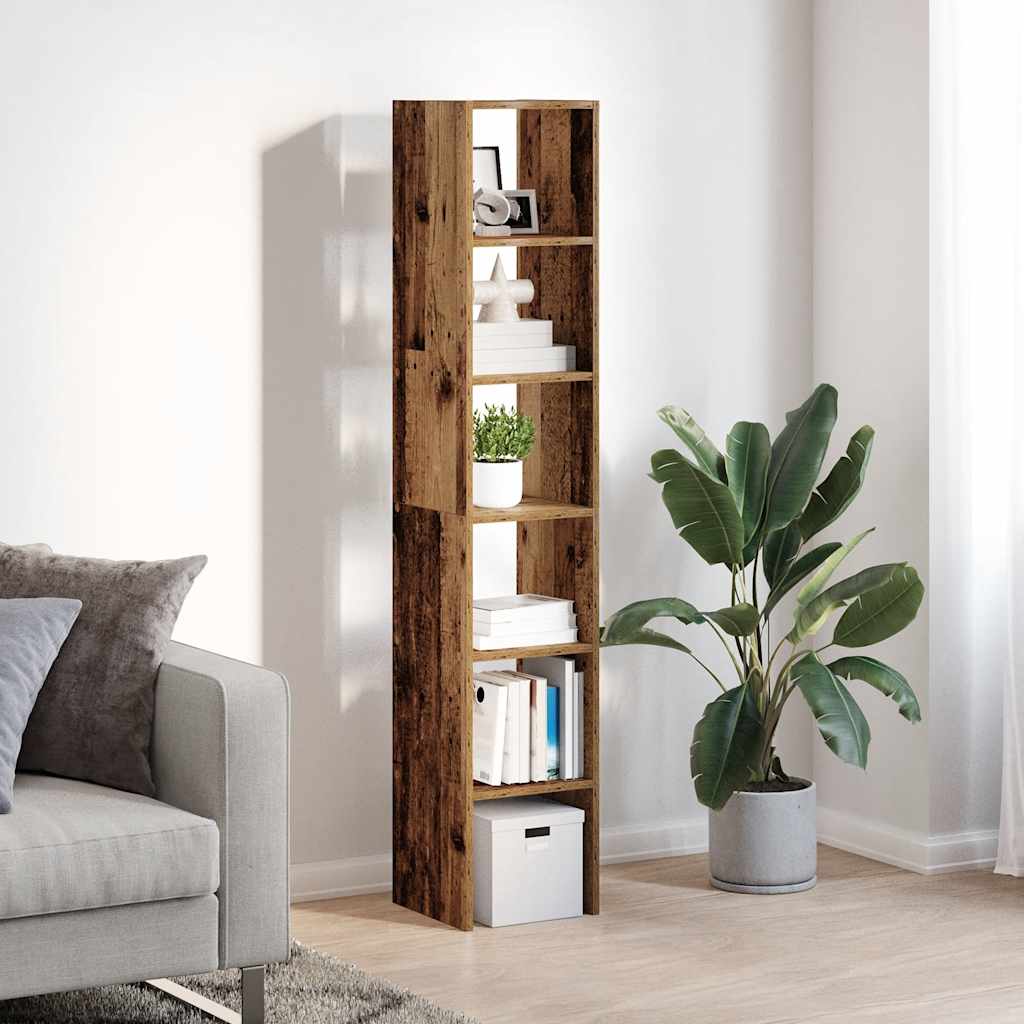 Boekenkasten 2 st stapelbaar 30x30x80 cm bewerkt hout oud hout is nu te koop bij PeponiXL, paradijselijk wonen!