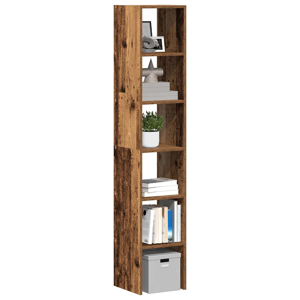 Boekenkasten 2 st stapelbaar 30x30x80 cm bewerkt hout oud hout is nu te koop bij PeponiXL, paradijselijk wonen!