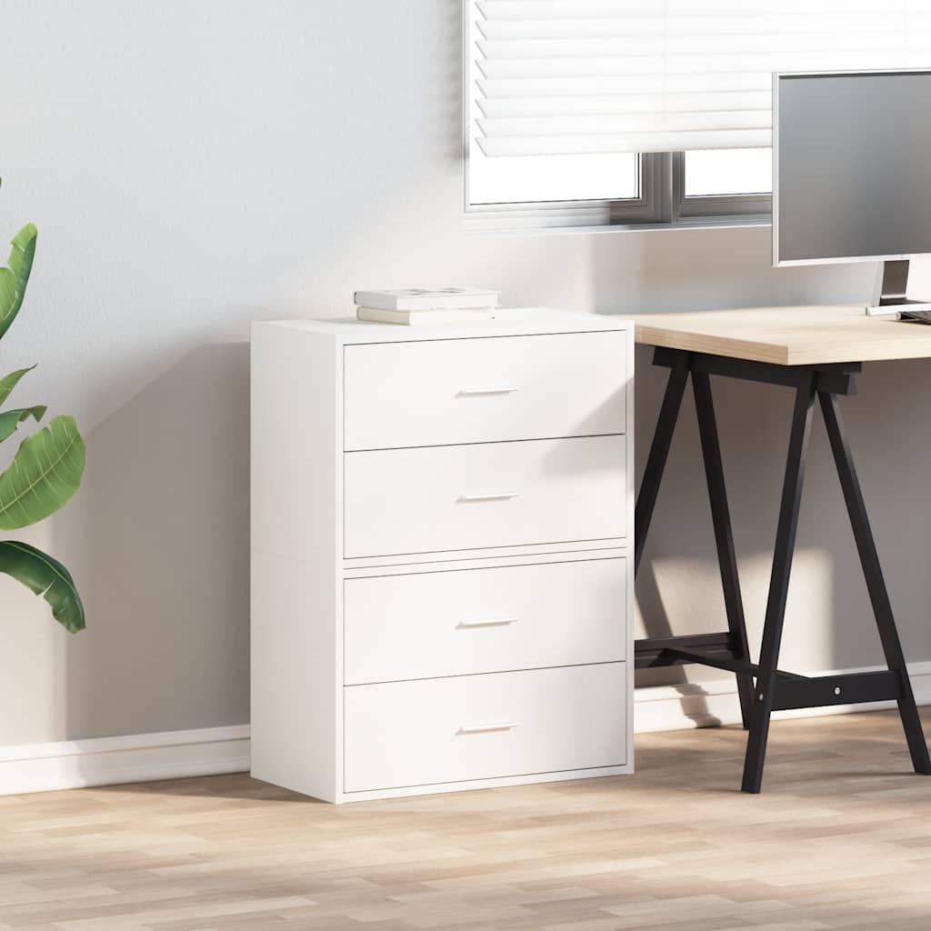 Kasten met 2 lades 2 st 60x31x40 cm bewerkt hout wit is nu te koop bij PeponiXL, paradijselijk wonen!