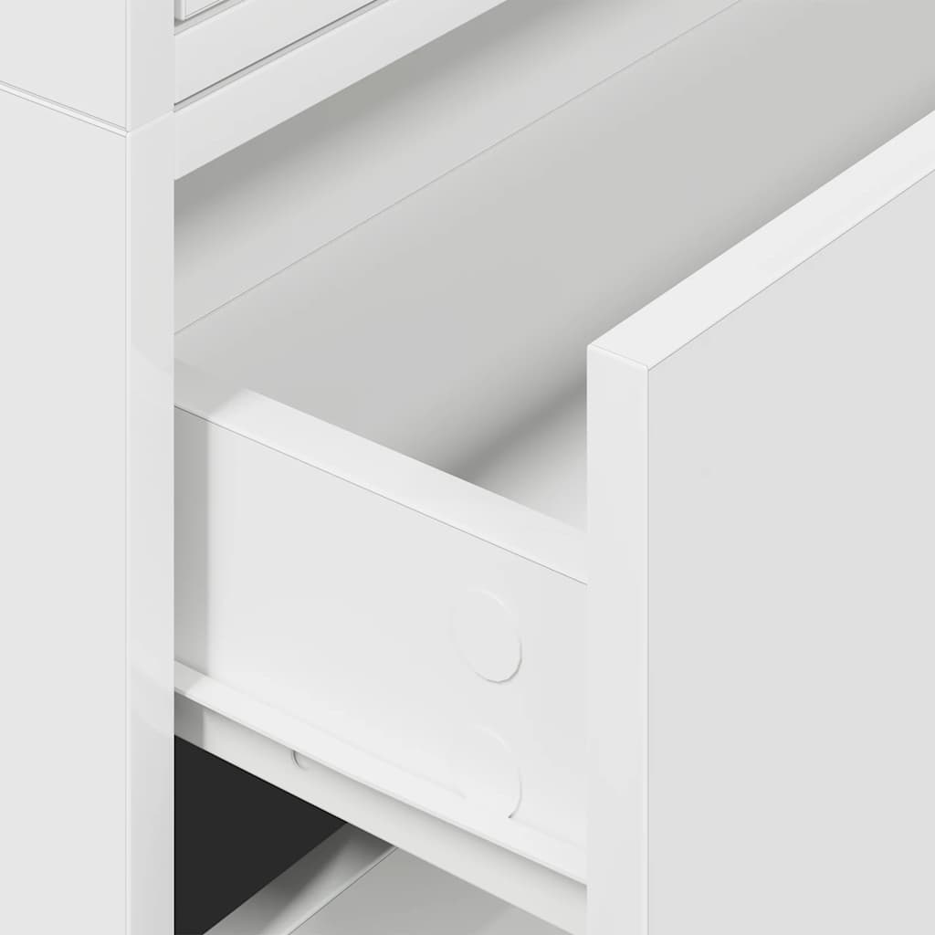 Kasten met 2 lades 2 st 60x31x40 cm bewerkt hout wit is nu te koop bij PeponiXL, paradijselijk wonen!
