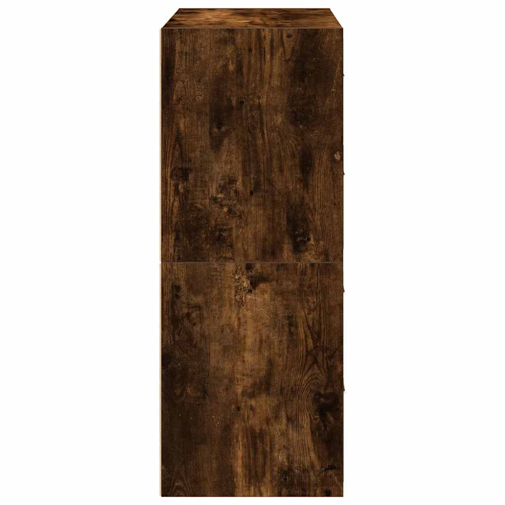 Kasten met 2 lades 2 st 60x31x40 cm bewerkt hout gerookt eiken is nu te koop bij PeponiXL, paradijselijk wonen!