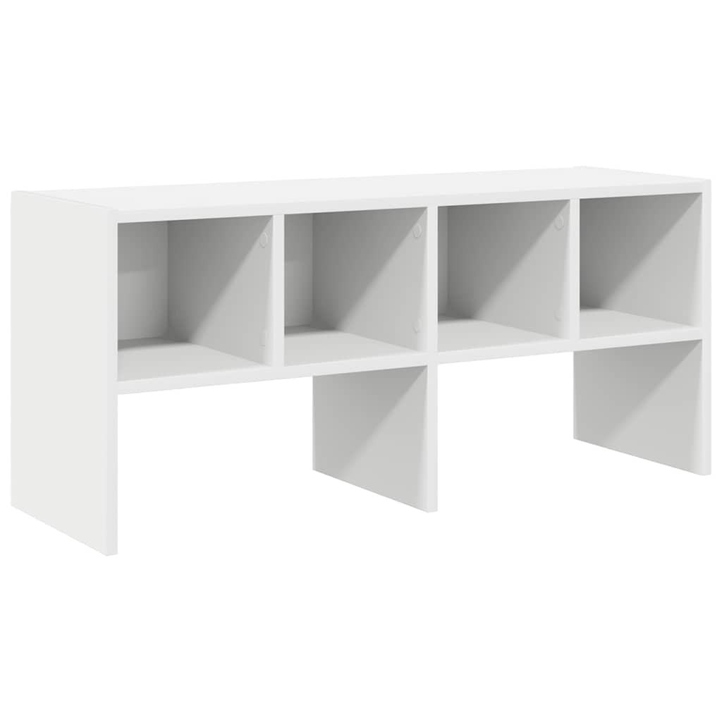 Schoenenrek stapelbaar 89,5x30x40 cm wit is nu te koop bij PeponiXL, paradijselijk wonen!