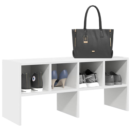 Schoenenrek stapelbaar 89,5x30x40 cm wit is nu te koop bij PeponiXL, paradijselijk wonen!