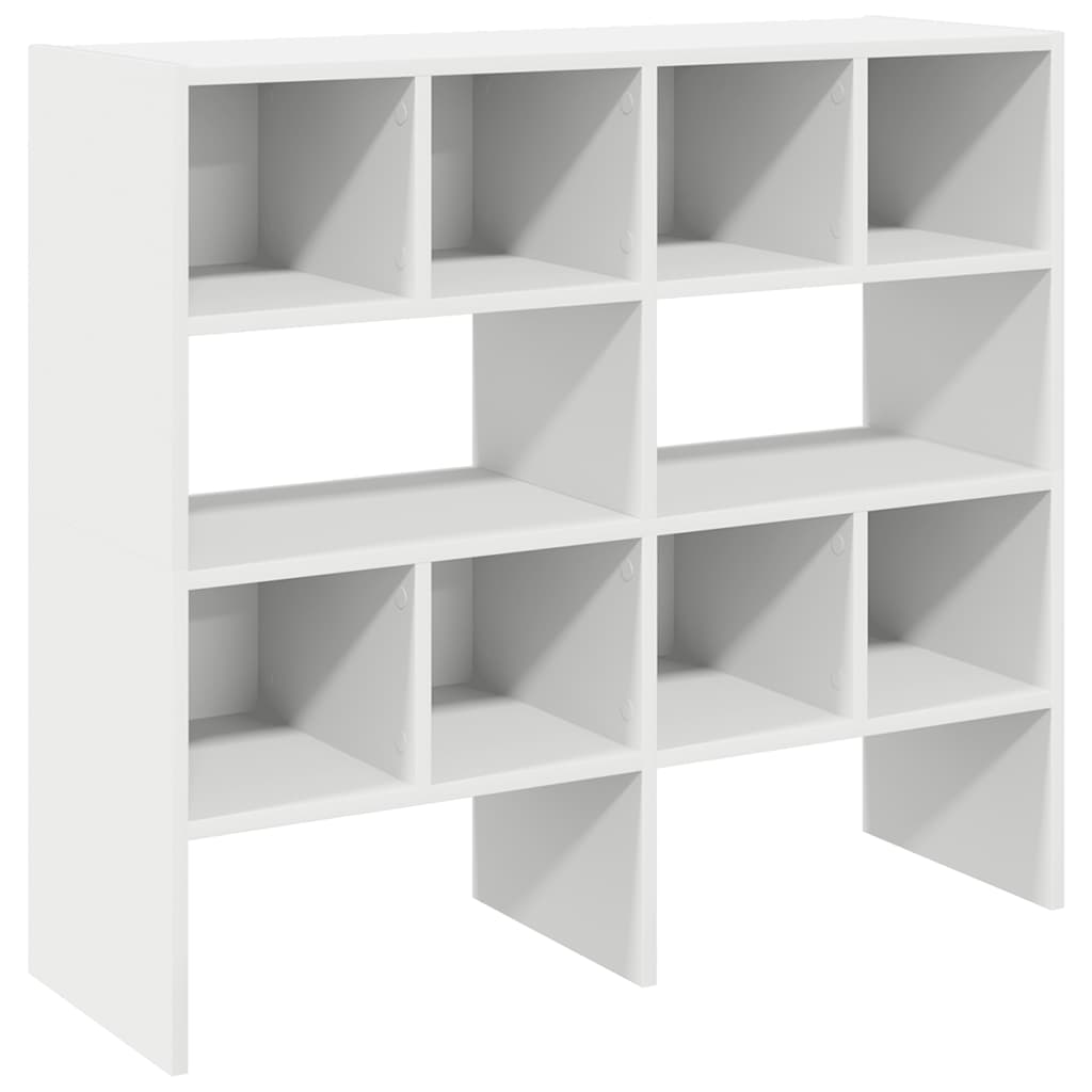 Schoenenrekken 2 st stapelbaar 89,5x30x40 cm wit is nu te koop bij PeponiXL, paradijselijk wonen!