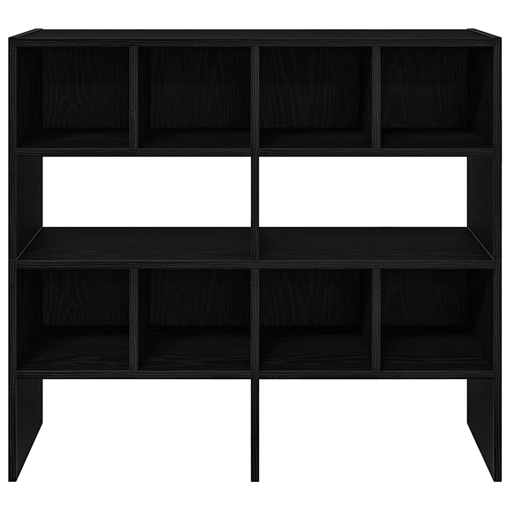 Schoenenrekken 2 st stapelbaar 89,5x30x40 cm zwart eikenkleurig is nu te koop bij PeponiXL, paradijselijk wonen!