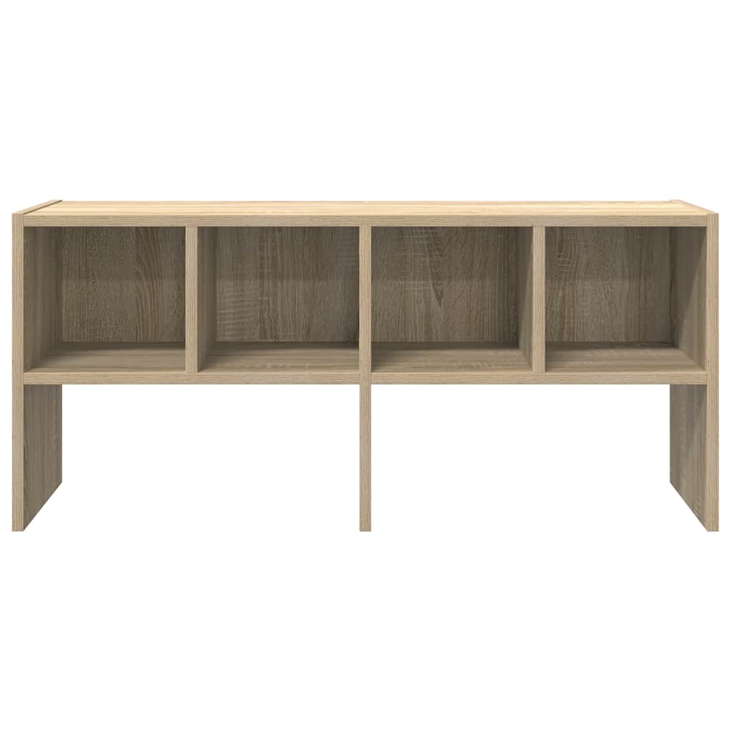 Schoenenrek stapelbaar 89,5x30x40 cm sonoma eikenkleurig is nu te koop bij PeponiXL, paradijselijk wonen!