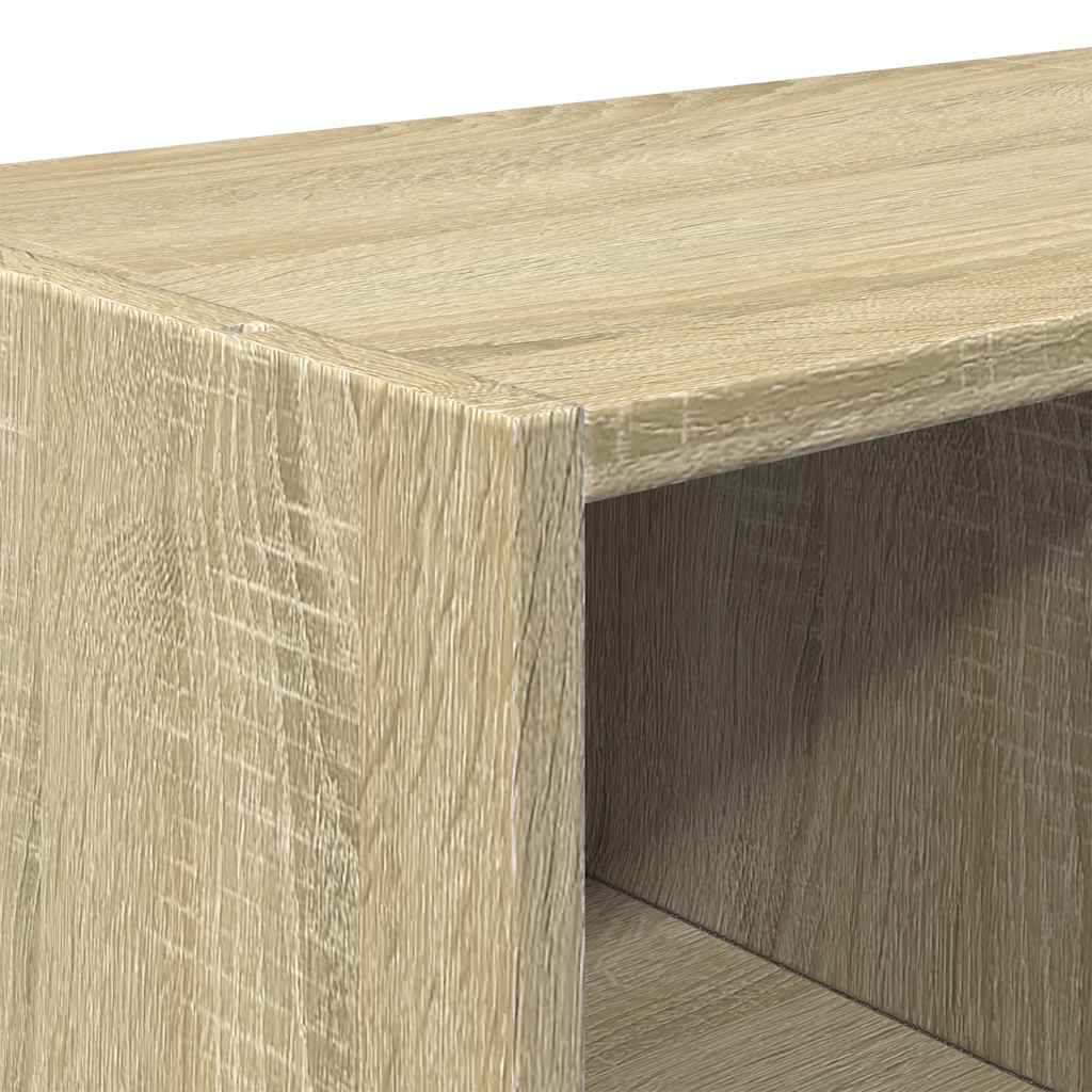 Schoenenrekken 2 st stapelbaar 89,5x30x40 cm sonoma eikenkleur is nu te koop bij PeponiXL, paradijselijk wonen!