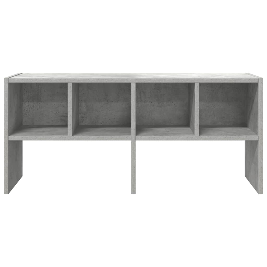 Schoenenrek stapelbaar 89,5x30x40 cm betongrijs is nu te koop bij PeponiXL, paradijselijk wonen!