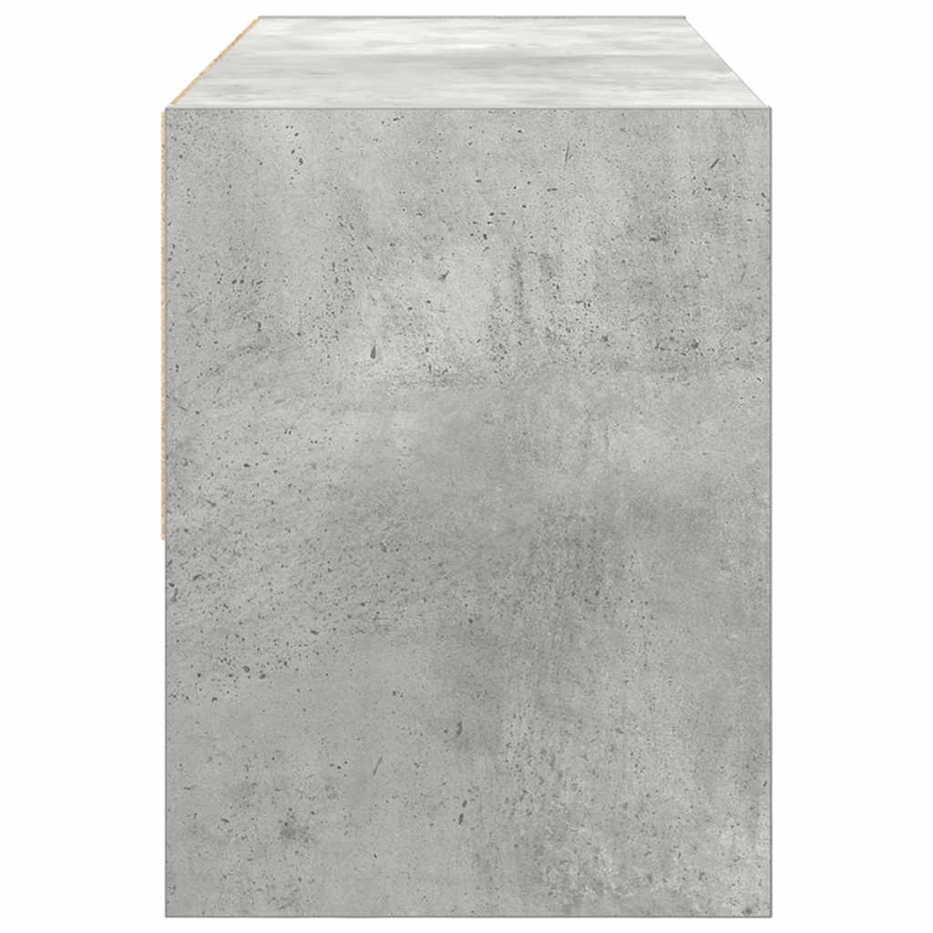 Schoenenrek stapelbaar 89,5x30x40 cm betongrijs is nu te koop bij PeponiXL, paradijselijk wonen!