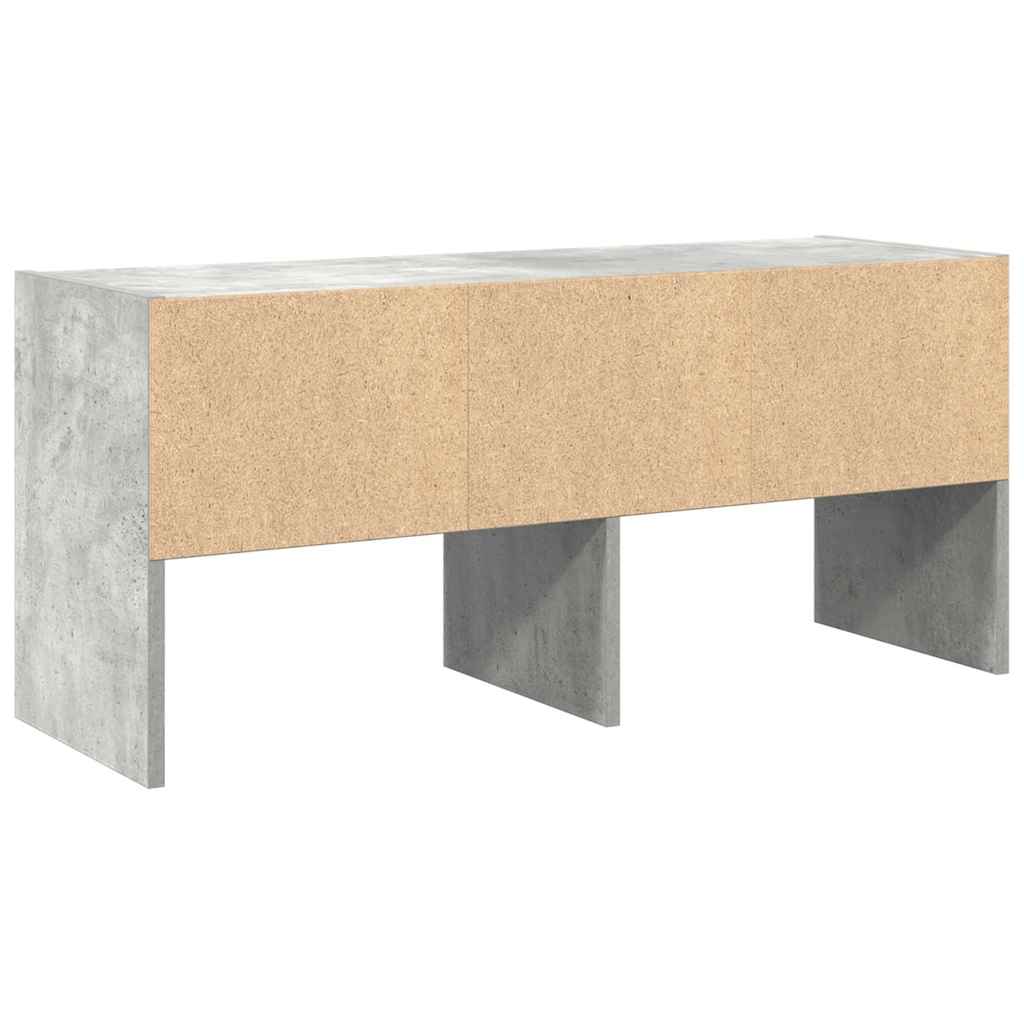 Schoenenrek stapelbaar 89,5x30x40 cm betongrijs is nu te koop bij PeponiXL, paradijselijk wonen!