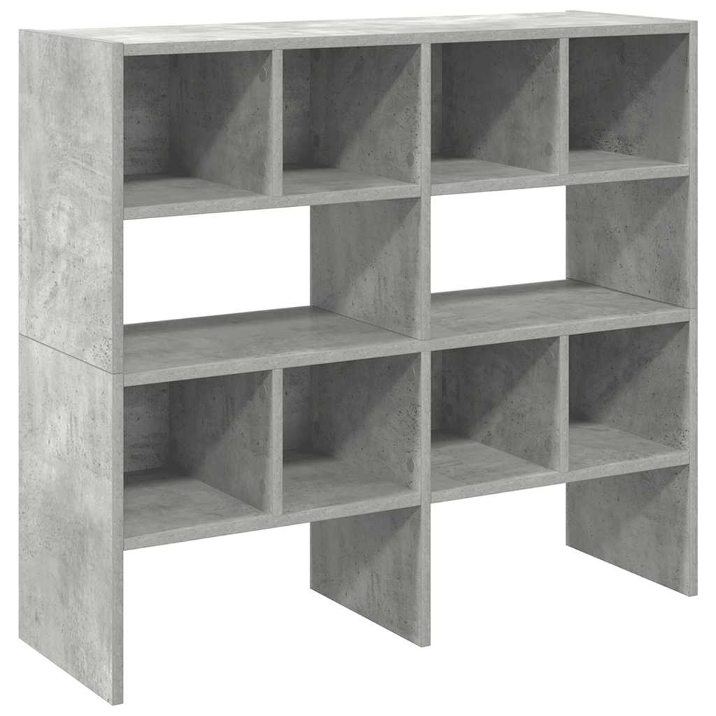 Schoenenrekken 2 st stapelbaar 89,5x30x40 cm betongrijs is nu te koop bij PeponiXL, paradijselijk wonen!