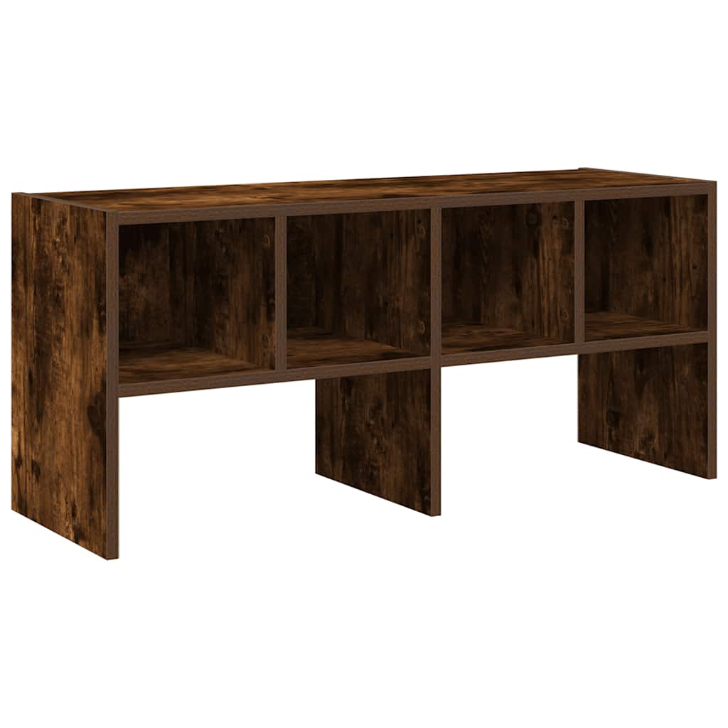 Schoenenrek stapelbaar 89,5x30x40 cm gerookt eikenkleurig is nu te koop bij PeponiXL, paradijselijk wonen!