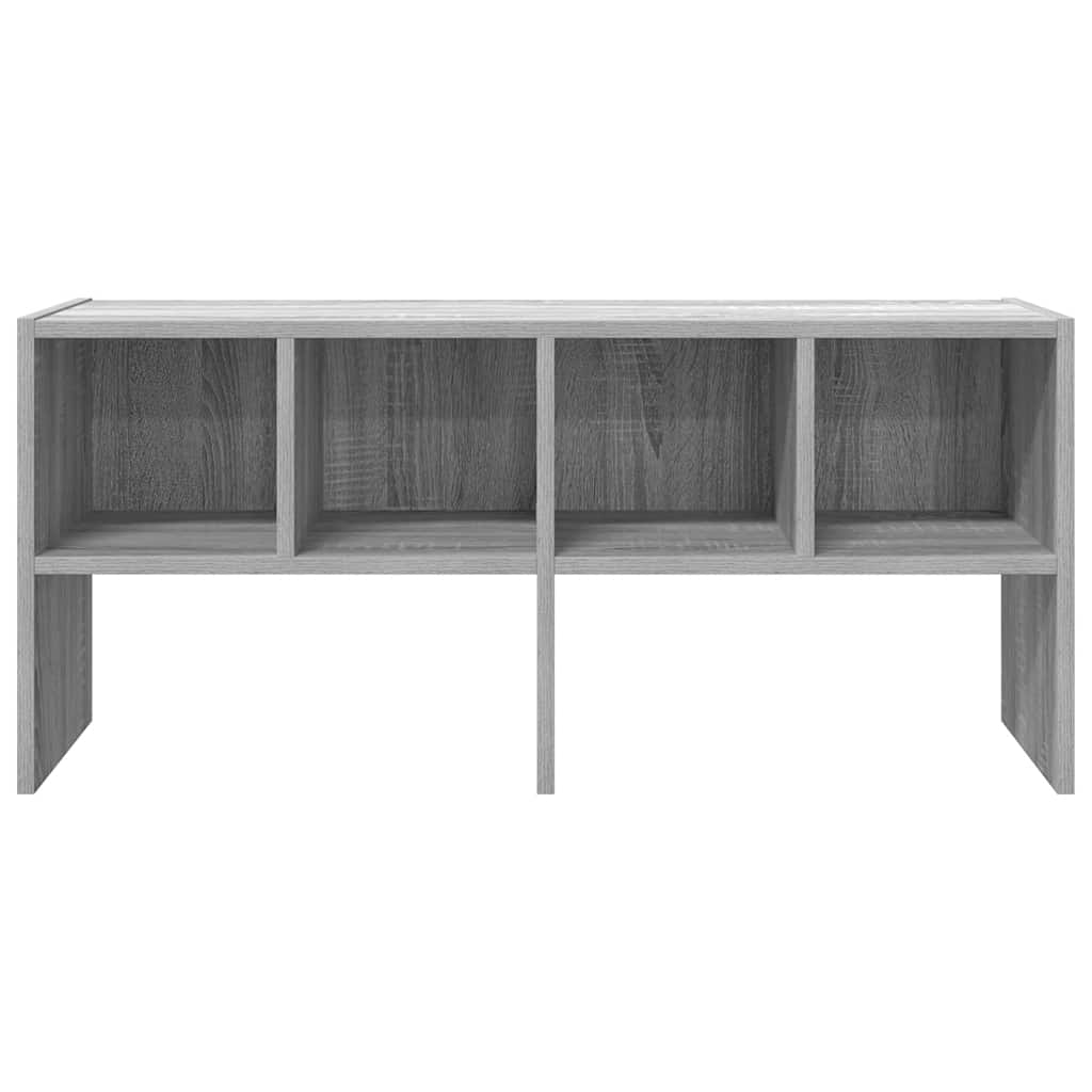 Schoenenrek stapelbaar 89,5x30x40 cm grijs sonoma eikenkleurig is nu te koop bij PeponiXL, paradijselijk wonen!