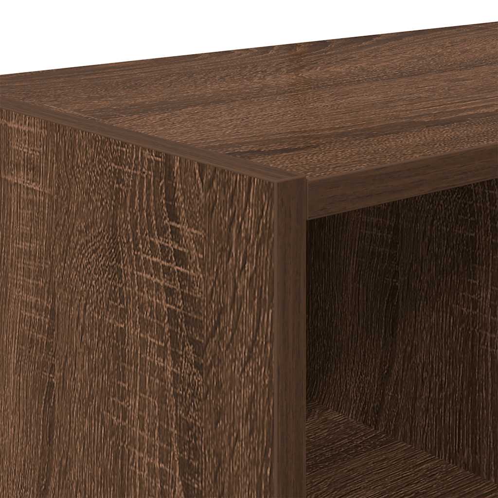 Schoenenrekken 2 st stapelbaar 89,5x30x40 cm bruin eikenkleur is nu te koop bij PeponiXL, paradijselijk wonen!